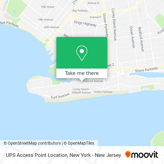 Mapa de UPS Access Point Location