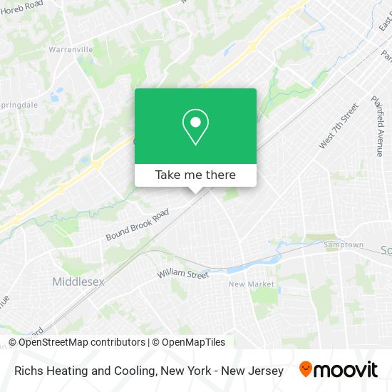 Richs Heating and Cooling map