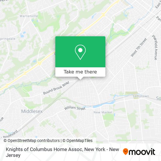 Mapa de Knights of Columbus Home Assoc