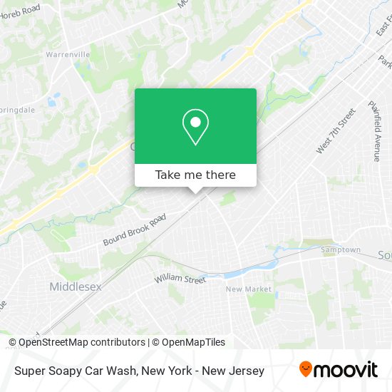 Mapa de Super Soapy Car Wash