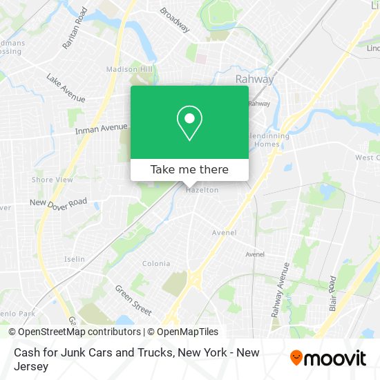 Mapa de Cash for Junk Cars and Trucks