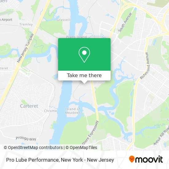 Pro Lube Performance map