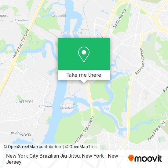 Mapa de New York City Brazilian Jiu-Jitsu