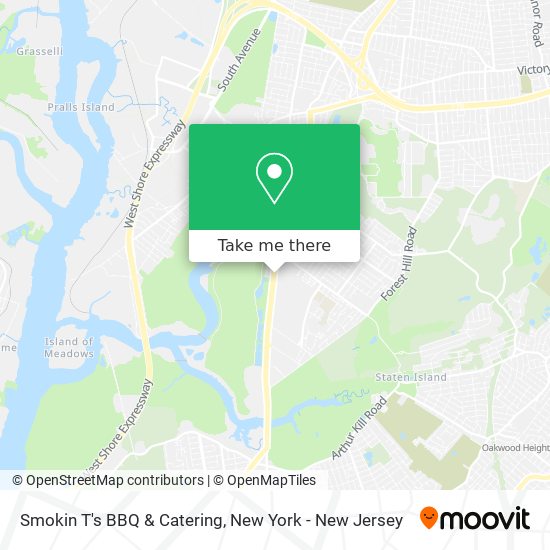 Smokin T's BBQ & Catering map