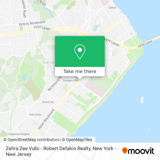 Zehra Zee Vulic - Robert Defalco Realty map