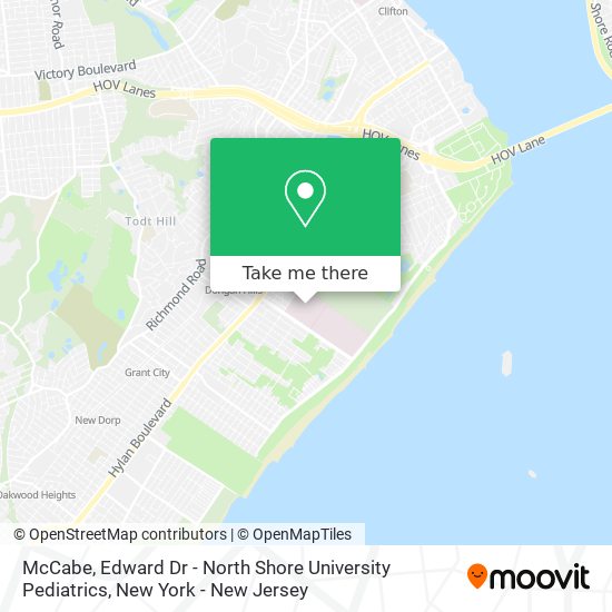McCabe, Edward Dr - North Shore University Pediatrics map