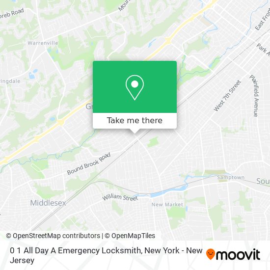 0 1 All Day A Emergency Locksmith map