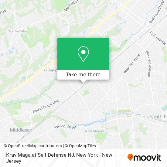 Krav Maga at Self Defense NJ map