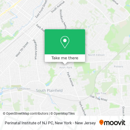 Mapa de Perinatal Institute of NJ PC