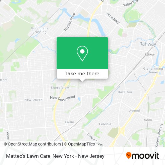 Matteo's Lawn Care map