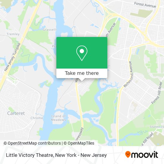 Mapa de Little Victory Theatre