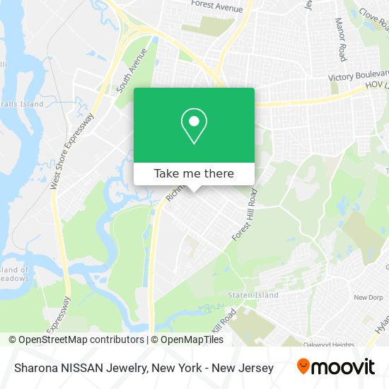 Mapa de Sharona NISSAN Jewelry