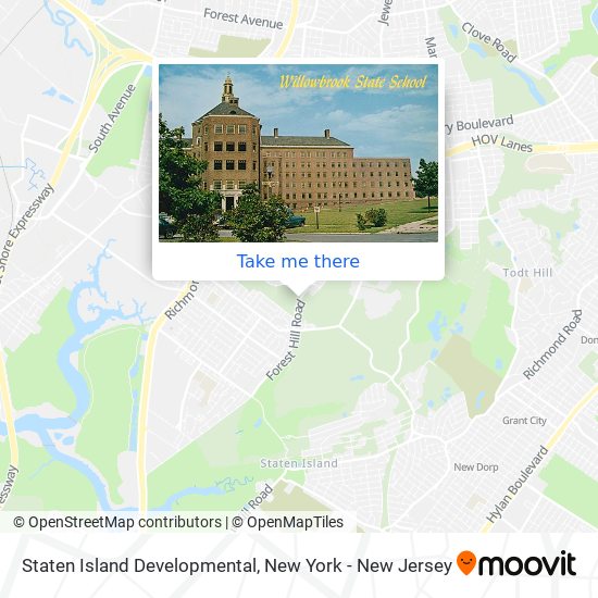 Staten Island Developmental map