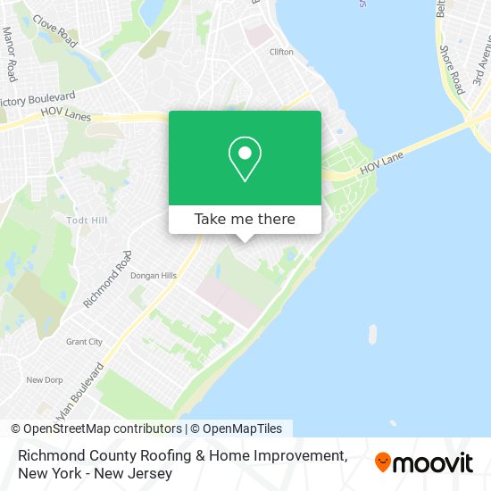 Mapa de Richmond County Roofing & Home Improvement