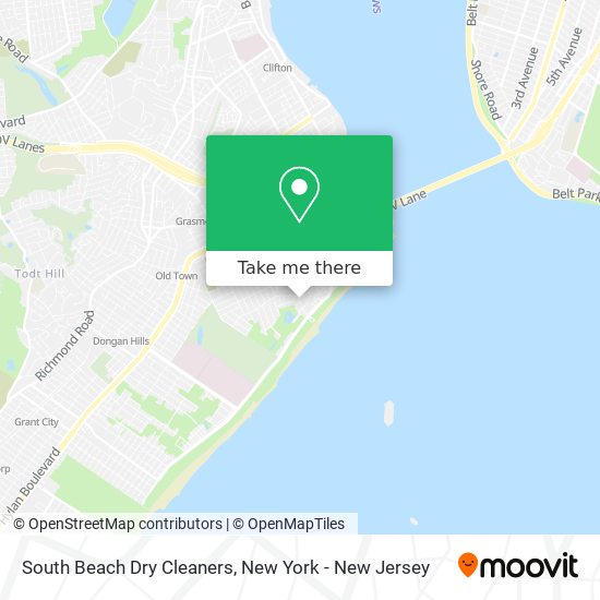 Mapa de South Beach Dry Cleaners