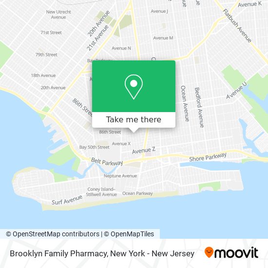 Brooklyn Family Pharmacy map