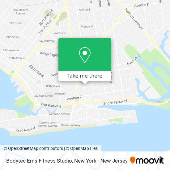 Mapa de Bodytec Ems Fitness Studio