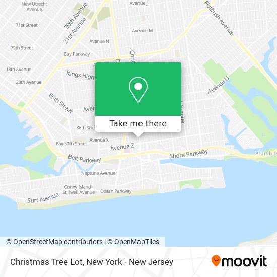 Christmas Tree Lot map