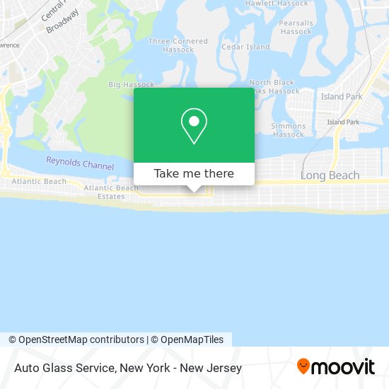 Auto Glass Service map