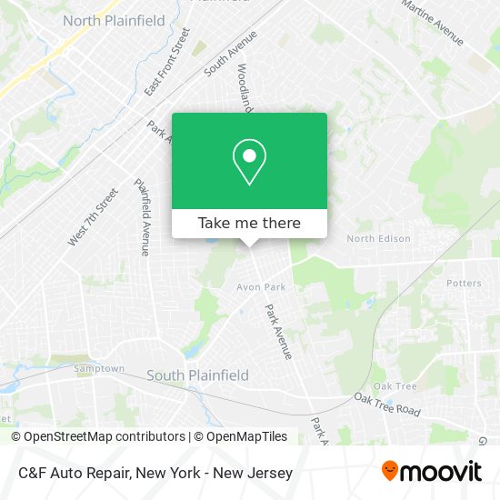 Mapa de C&F Auto Repair