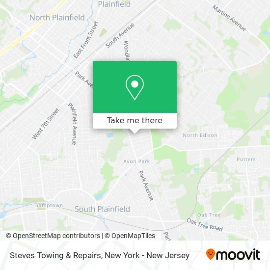 Mapa de Steves Towing & Repairs