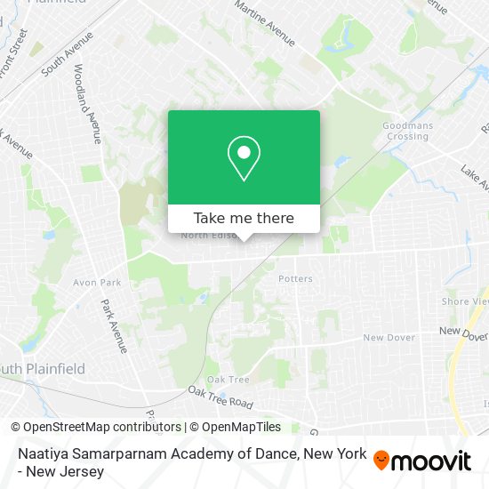 Mapa de Naatiya Samarparnam Academy of Dance