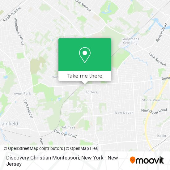 Mapa de Discovery Christian Montessori