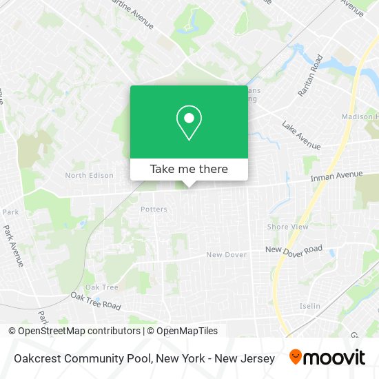 Oakcrest Community Pool map