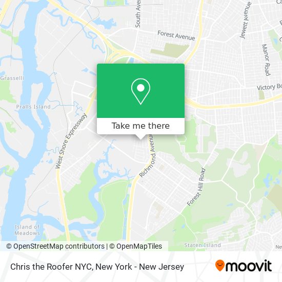 Chris the Roofer NYC map