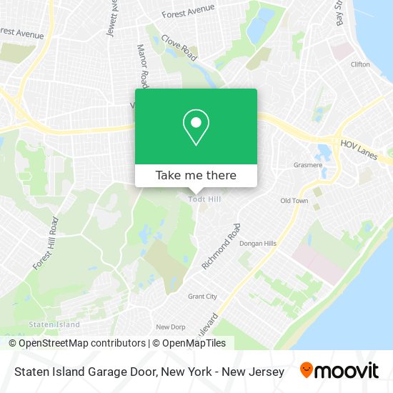 Staten Island Garage Door map