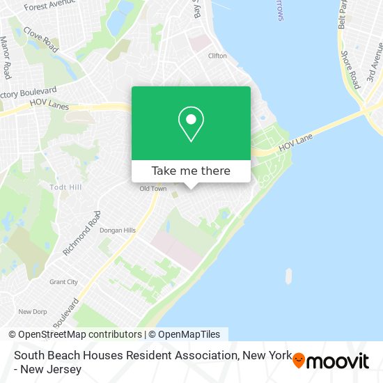 South Beach Houses Resident Association map