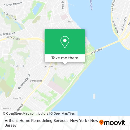 Arthur's Home Remodeling Services map