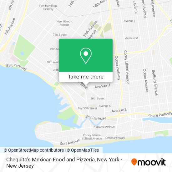 Chequito's Mexican Food and Pizzeria map