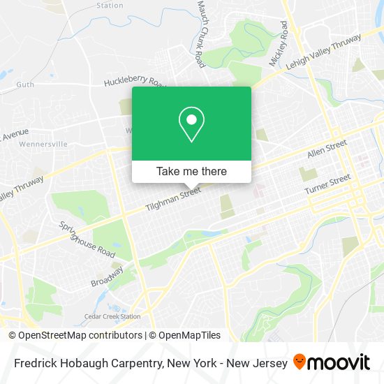 Mapa de Fredrick Hobaugh Carpentry