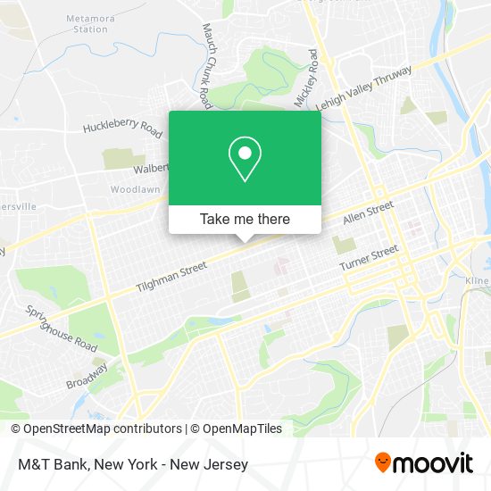 M&T Bank map