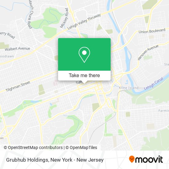 Grubhub Holdings map