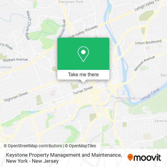 Keystone Property Management and Maintenance map