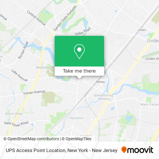 Mapa de UPS Access Point Location