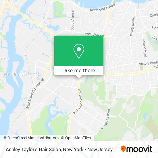 Mapa de Ashley Taylor's Hair Salon