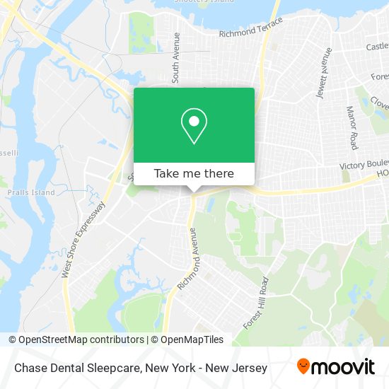 Mapa de Chase Dental Sleepcare