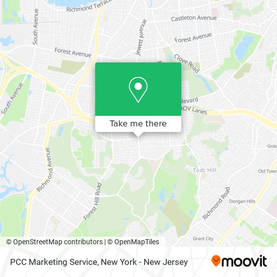 PCC Marketing Service map