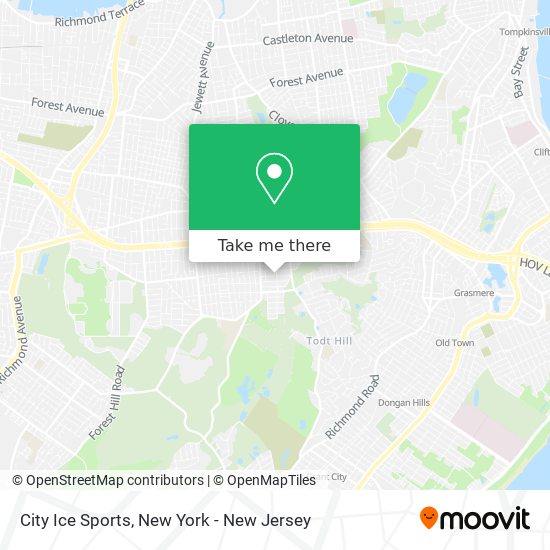 City Ice Sports map