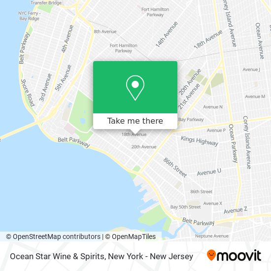 Ocean Star Wine & Spirits map