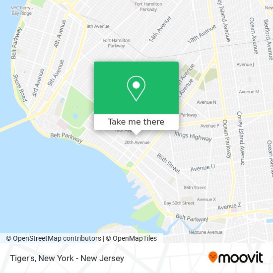 Mapa de Tiger's