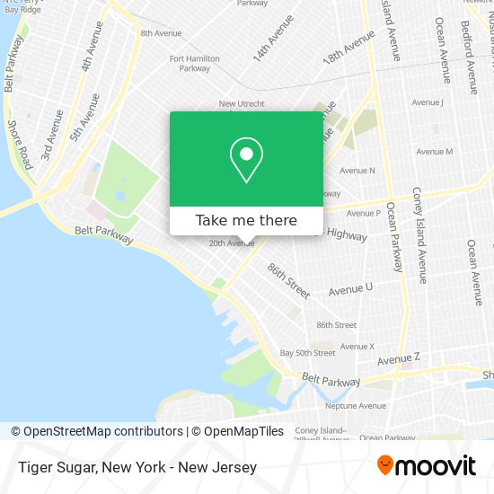 Tiger Sugar map