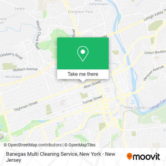 Banegas Multi Cleaning Service map