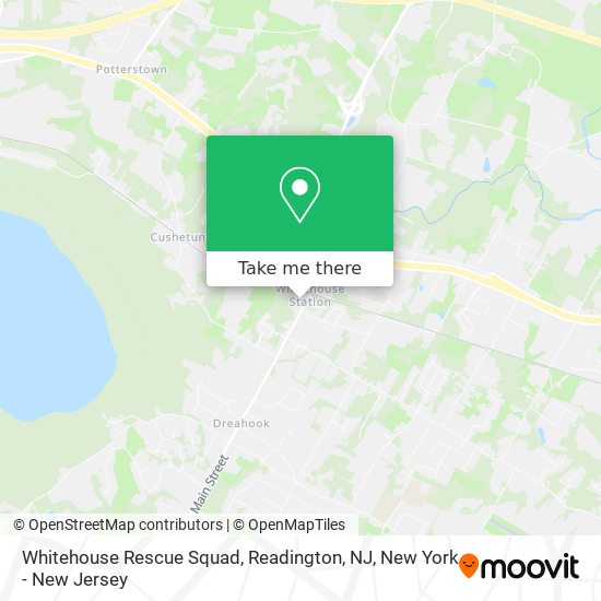 Mapa de Whitehouse Rescue Squad, Readington, NJ