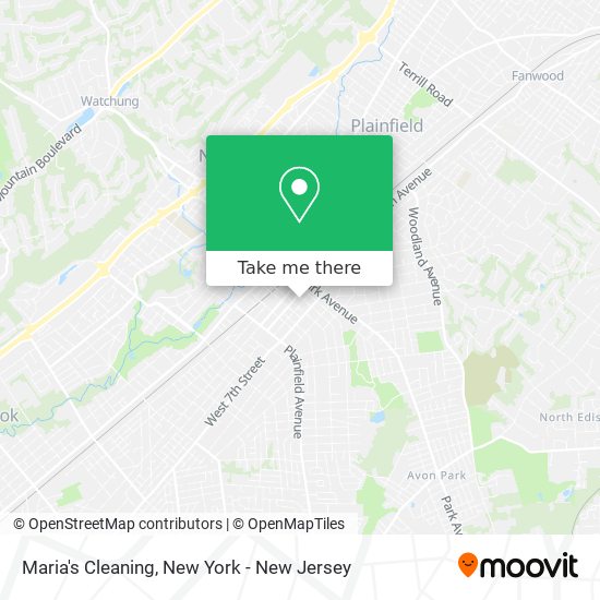 Maria's Cleaning map