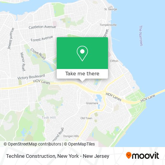 Techline Construction map