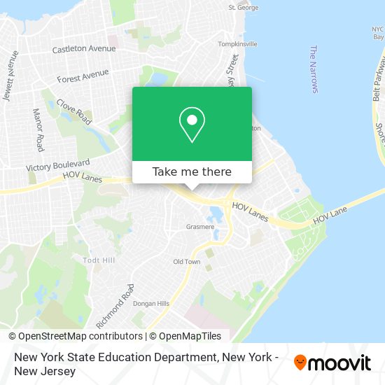 New York State Education Department map